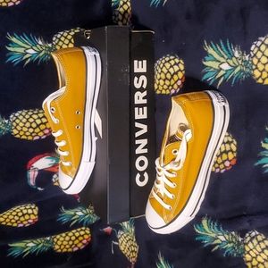 New in Box Saffron Yellow Converse